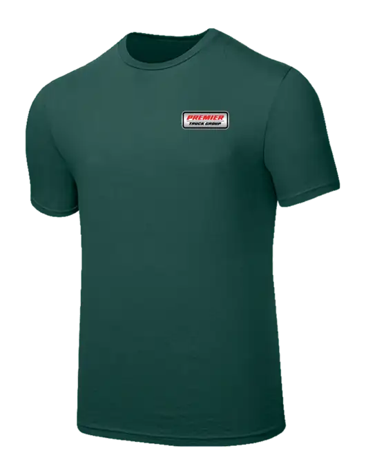 Seriously Soft Dark Green T-Shirt w/Premier Truck Group Logo