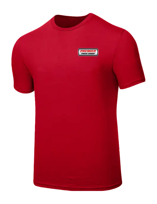 Seriously Soft Red T-Shirt w/Premier Truck Group Logo