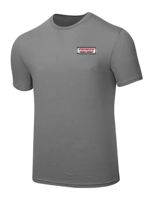 Seriously Soft Medium Grey T-Shirt w/Premier Truck Group Logo
