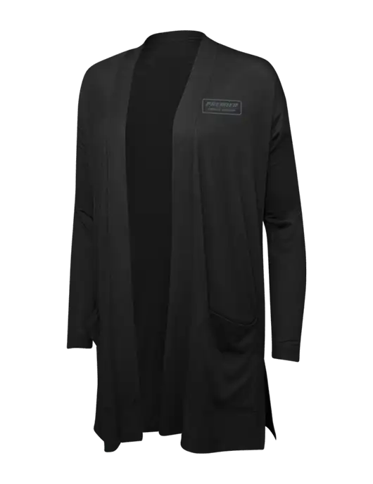 Black Womens Concept Long Pocket Cardigan w/Premier Truck Group Logo