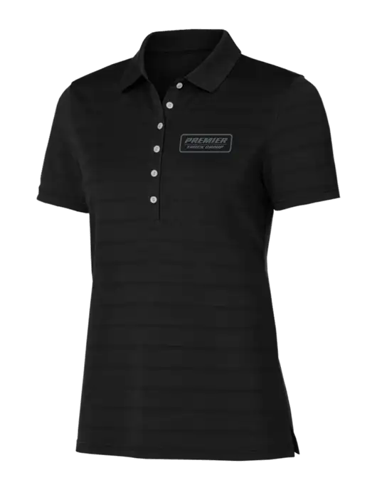 Callaway Womens Black Ventilated Polo w/Premier Truck Group Logo