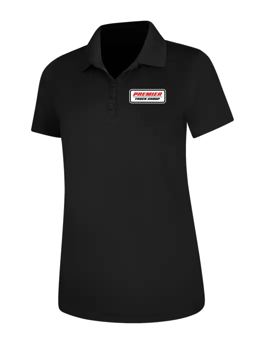Black Womens Dry Zone UV Mesh Polo w/Premier Truck Group Logo