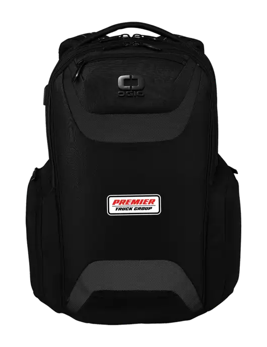 OGIO Black Charcoal Connected Pack w/Premier Truck Group Logo