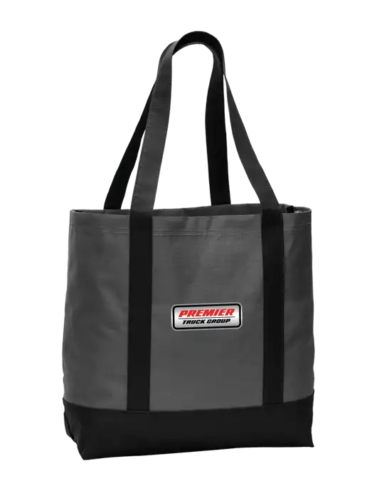 Carryall Charcoal/Black Day Tote Dark w/Premier Truck Group Logo