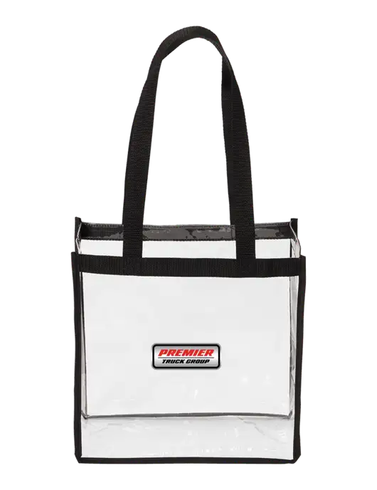 Clear Stadium Tote w/Premier Truck Group Logo