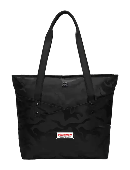 OGIO Black Camo Downtown Tote 
 w/Premier Truck Group Logo