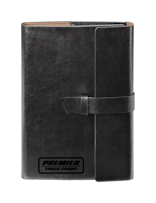 Fabrizio Black 6.875 x 9.56 Portfolio w/Premier Truck Group Logo