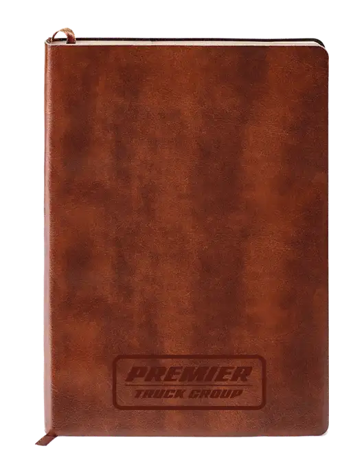 Fabrizio Brown Soft Cover 5.75 x 8.125 Journal w/Premier Truck Group Logo