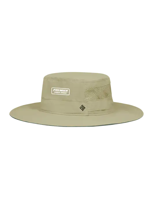Columbia Tan Bora Bora Booney  Hat w/Premier Truck Group Logo