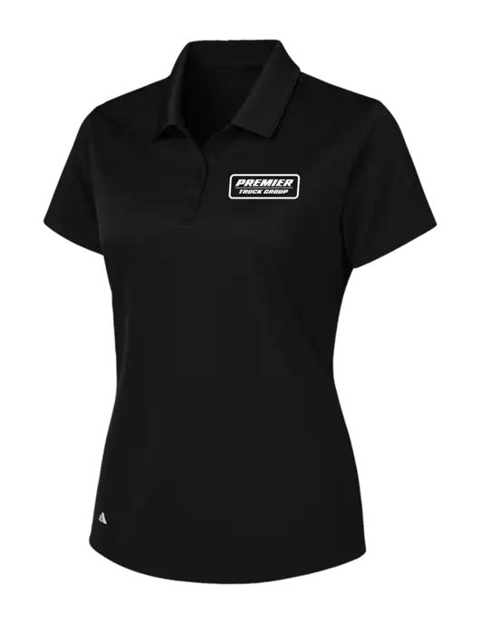 Adidas Black Womens Basic Sport Polo w/Premier Truck Group Logo