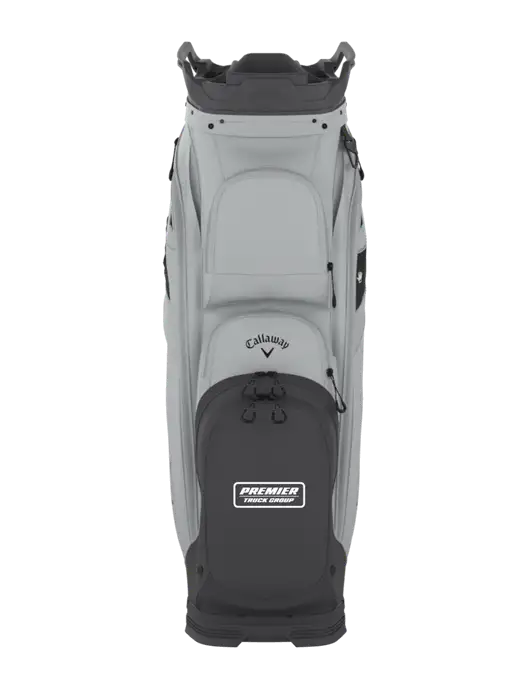 Callaway Org 14 Light Grey Cart Golf Bag  w/Premier Truck Group Logo
