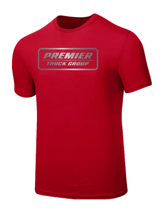 Seriously Soft Red T-Shirt w/Premier Truck Group Logo