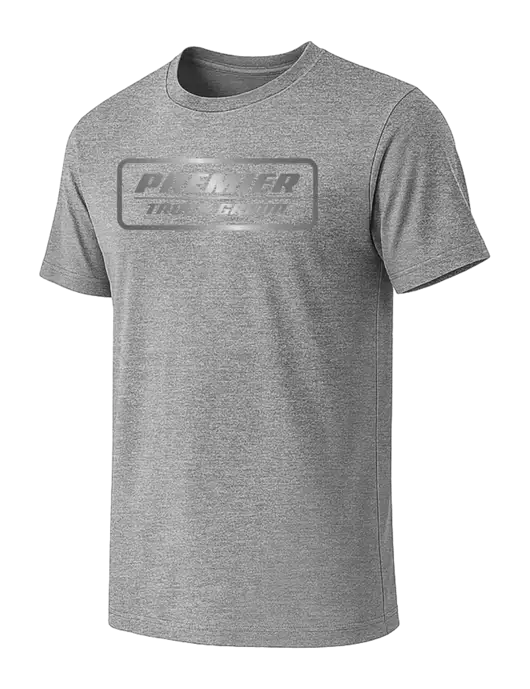 BELLA+CANVAS Heather Grey CVC Short Sleeve Tee w/Premier Truck Group Logo