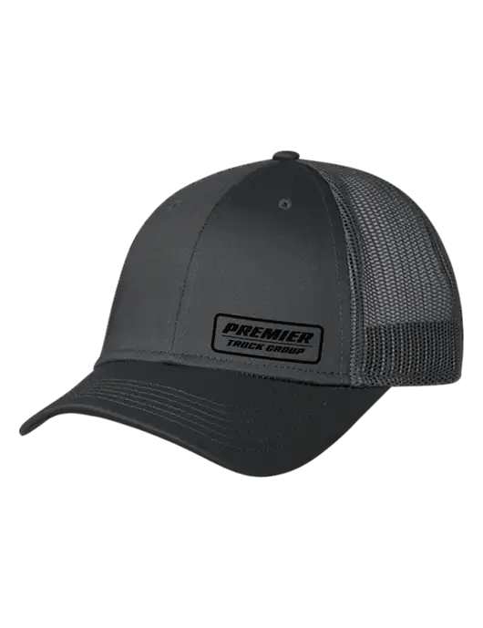 Charcoal Mesh Trucker Cap Snap Back w/Premier Truck Group Logo