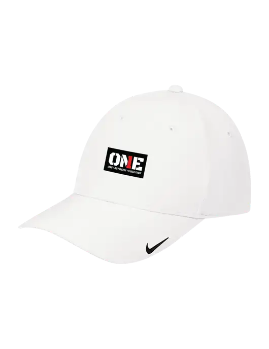 Nike White Dri-FIT Legacy Cap w/ONE Logo